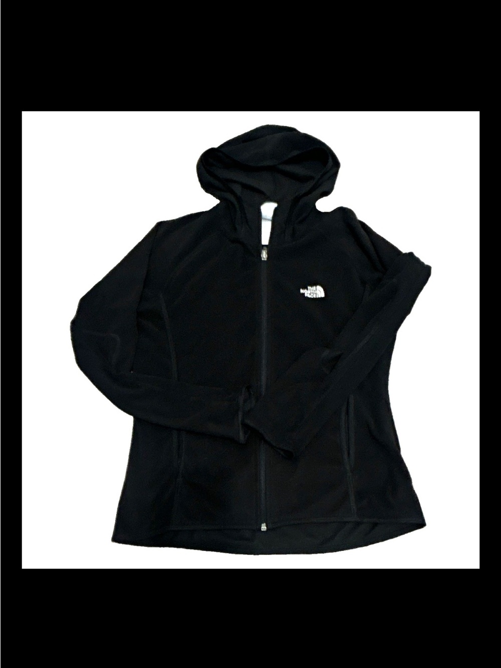 The North Face Women's Black Full-Zip Fleece Hoodie
